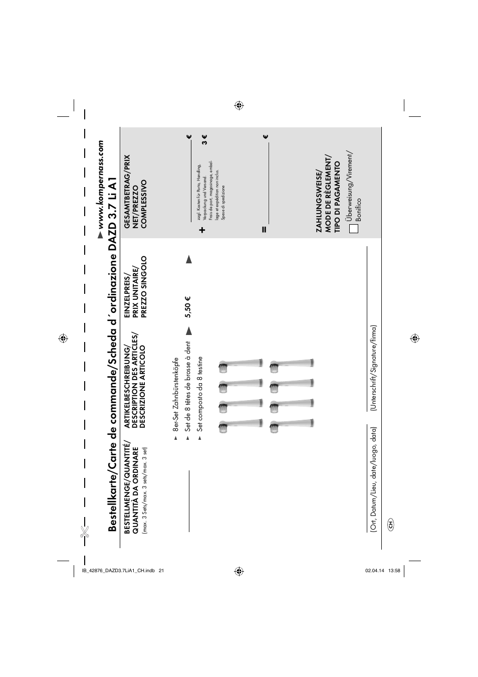 Dentalux DAZD 3.7 Li A1 User Manual | Page 24 / 44