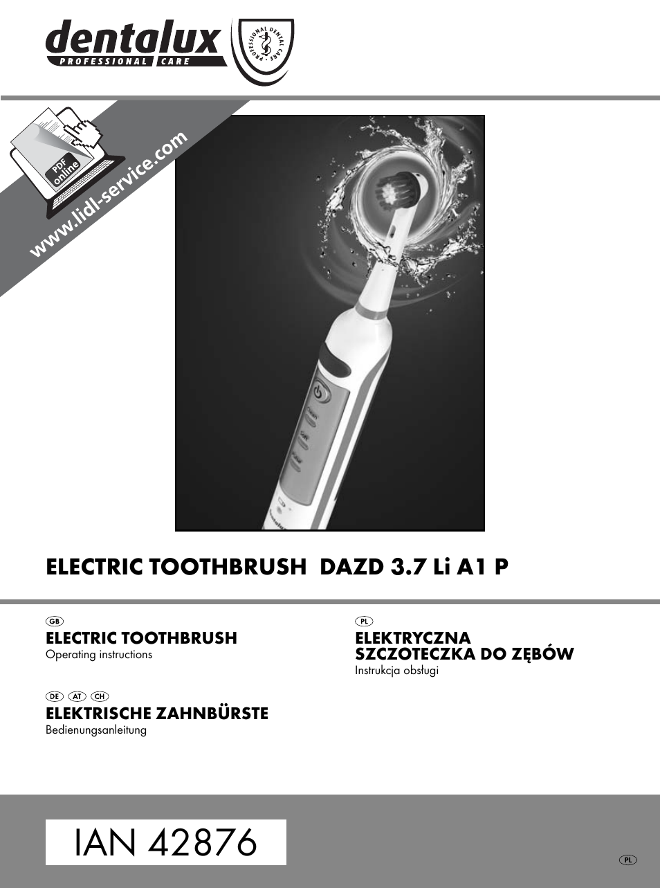 Dentalux DAZD 3.7 Li A1 User Manual | 30 pages