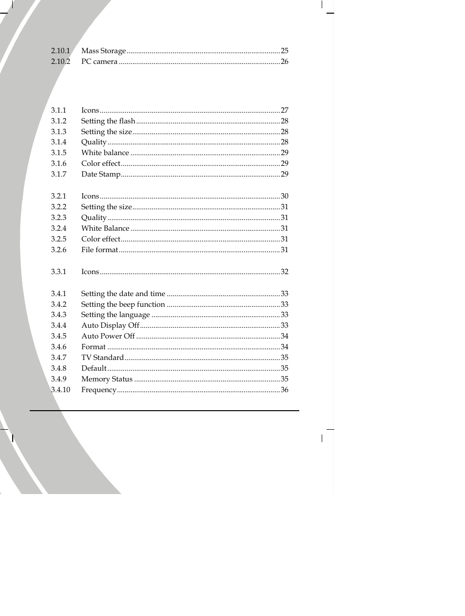 DXG Technology DXG Digital Camera User Manual | Page 4 / 60