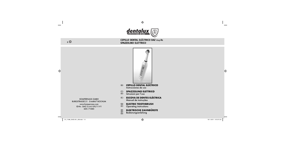 Dentalux DAZ 2.4 A1 User Manual | 76 pages