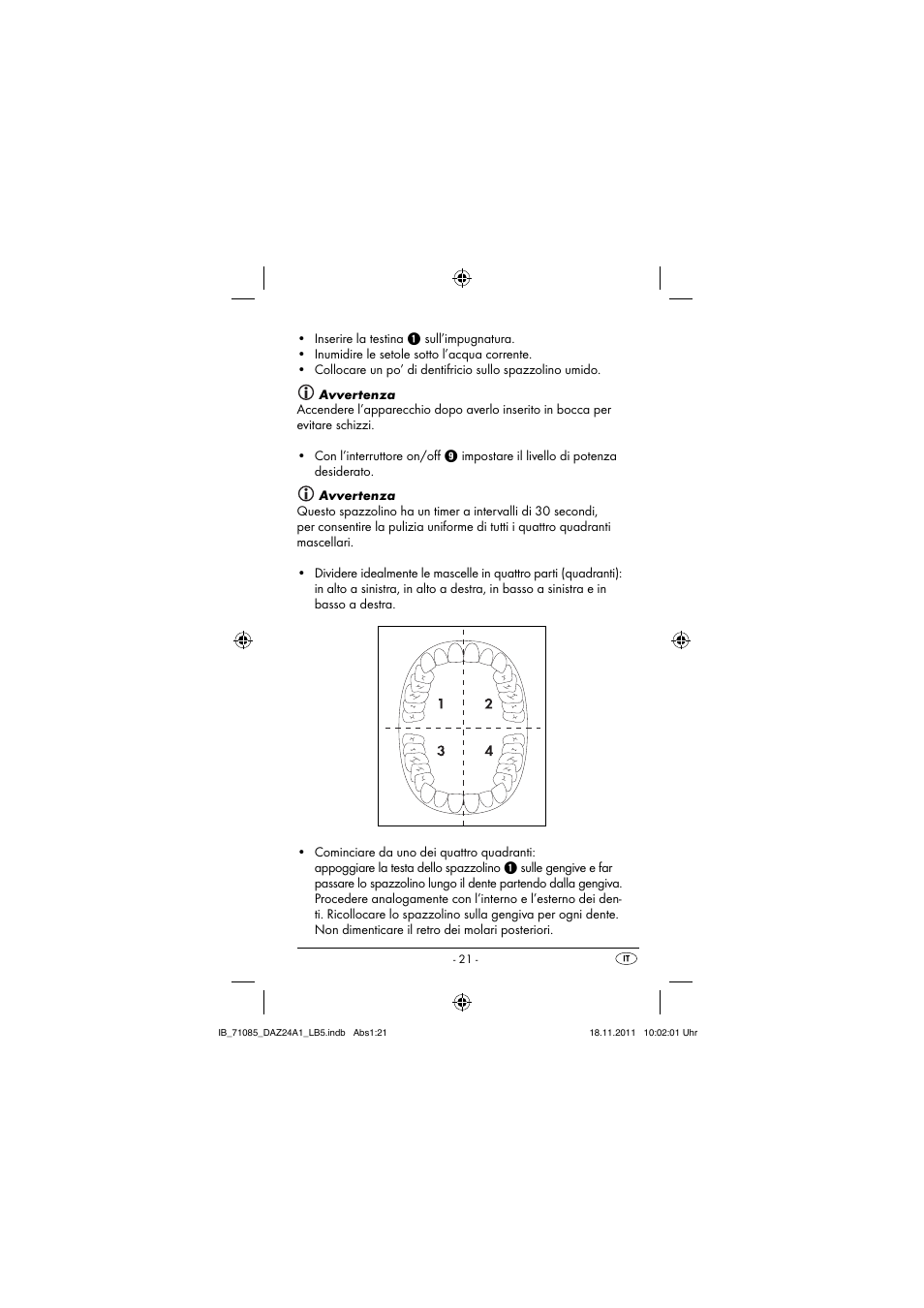 Dentalux DAZ 2.4 A1 User Manual | Page 23 / 76