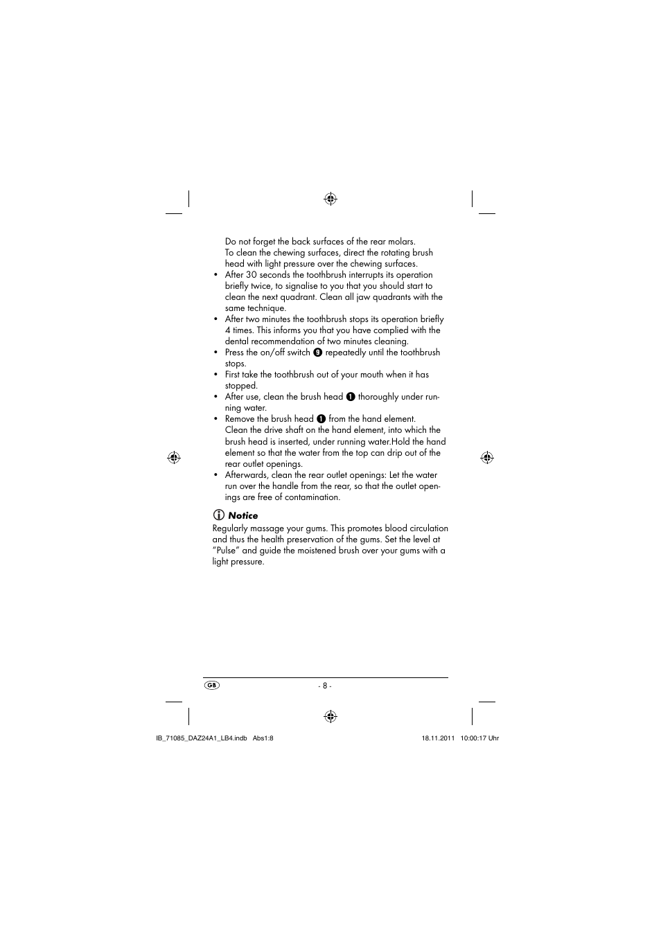 Dentalux DAZ 2.4 A1 User Manual | Page 10 / 106