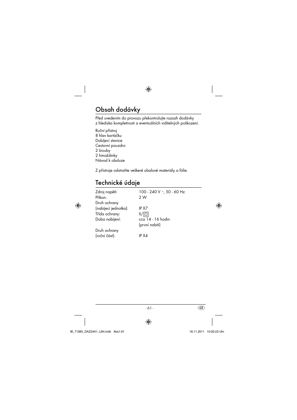 Dentalux DAZ 2.4 A1 User Manual | Page 63 / 106