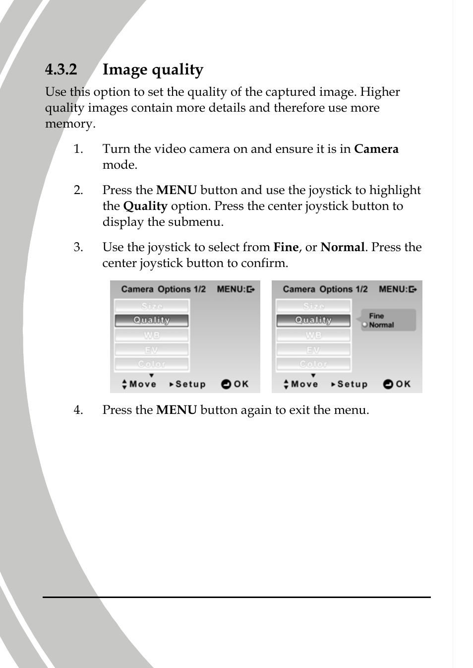 Image quality, 2 image quality | DXG Technology DXG-589V User Manual | Page 68 / 105