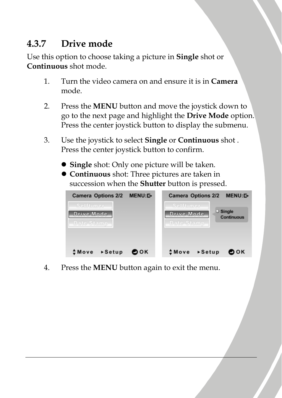 Drive mode, 7 drive mode | DXG Technology DXG-589V User Manual | Page 73 / 105