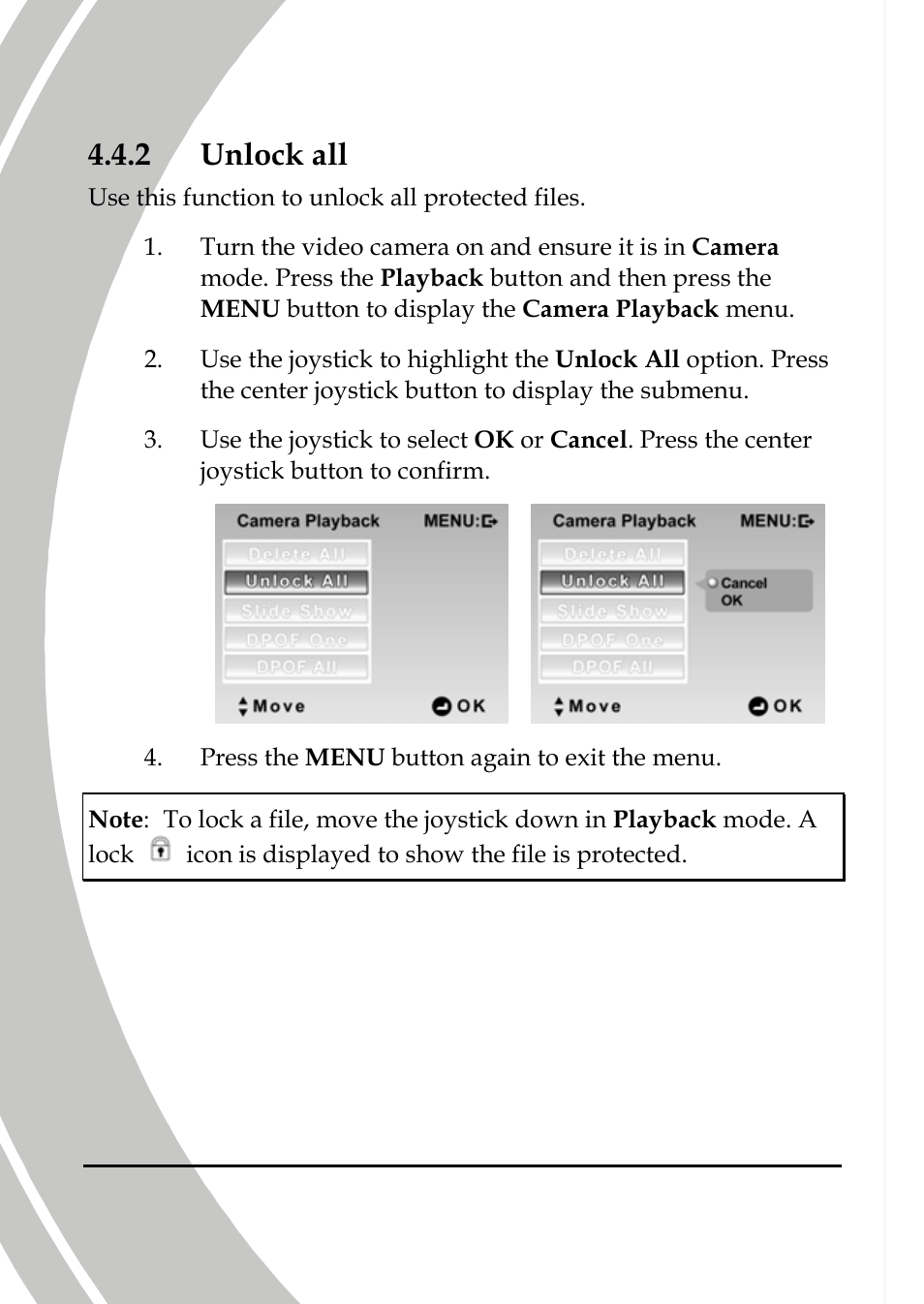 Unlock all, 2 unlock all | DXG Technology DXG-589V User Manual | Page 76 / 105
