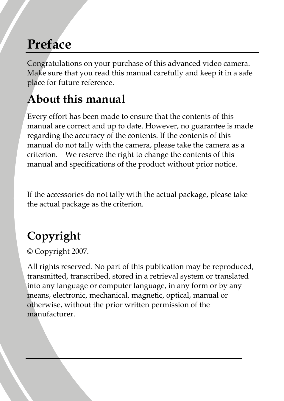 Preface, About this manual, Copyright | DXG Technology DXG-589V User Manual | Page 8 / 105