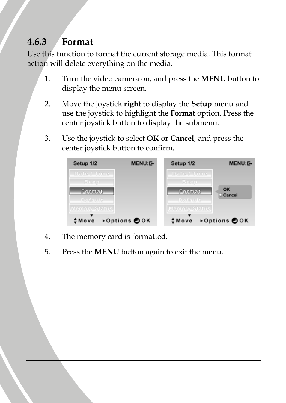 Format, 3 format | DXG Technology DXG-589V User Manual | Page 84 / 105