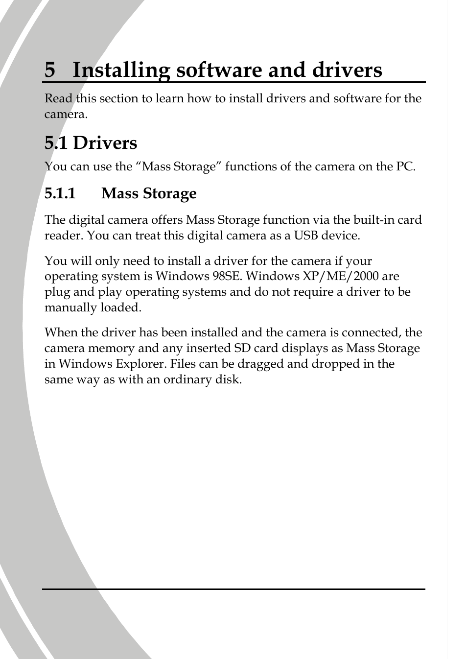 Installing software and drivers, Drivers, Mass storage | 5 installing software and drivers, 1 drivers | DXG Technology DXG-589V User Manual | Page 90 / 105