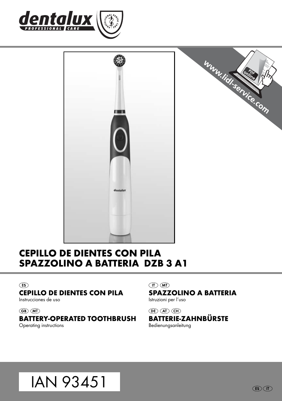 Dentalux DZB 3 A1 User Manual | 32 pages