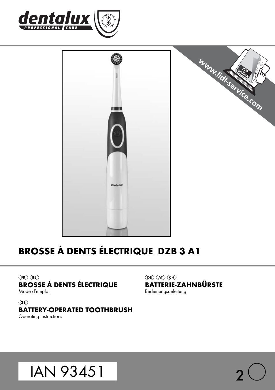 Dentalux DZB 3 A1 User Manual | 24 pages