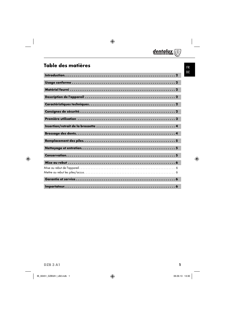 Dentalux DZB 3 A1 User Manual | Page 4 / 24