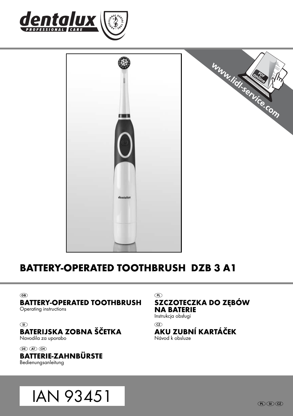 Dentalux DZB 3 A1 User Manual | 40 pages