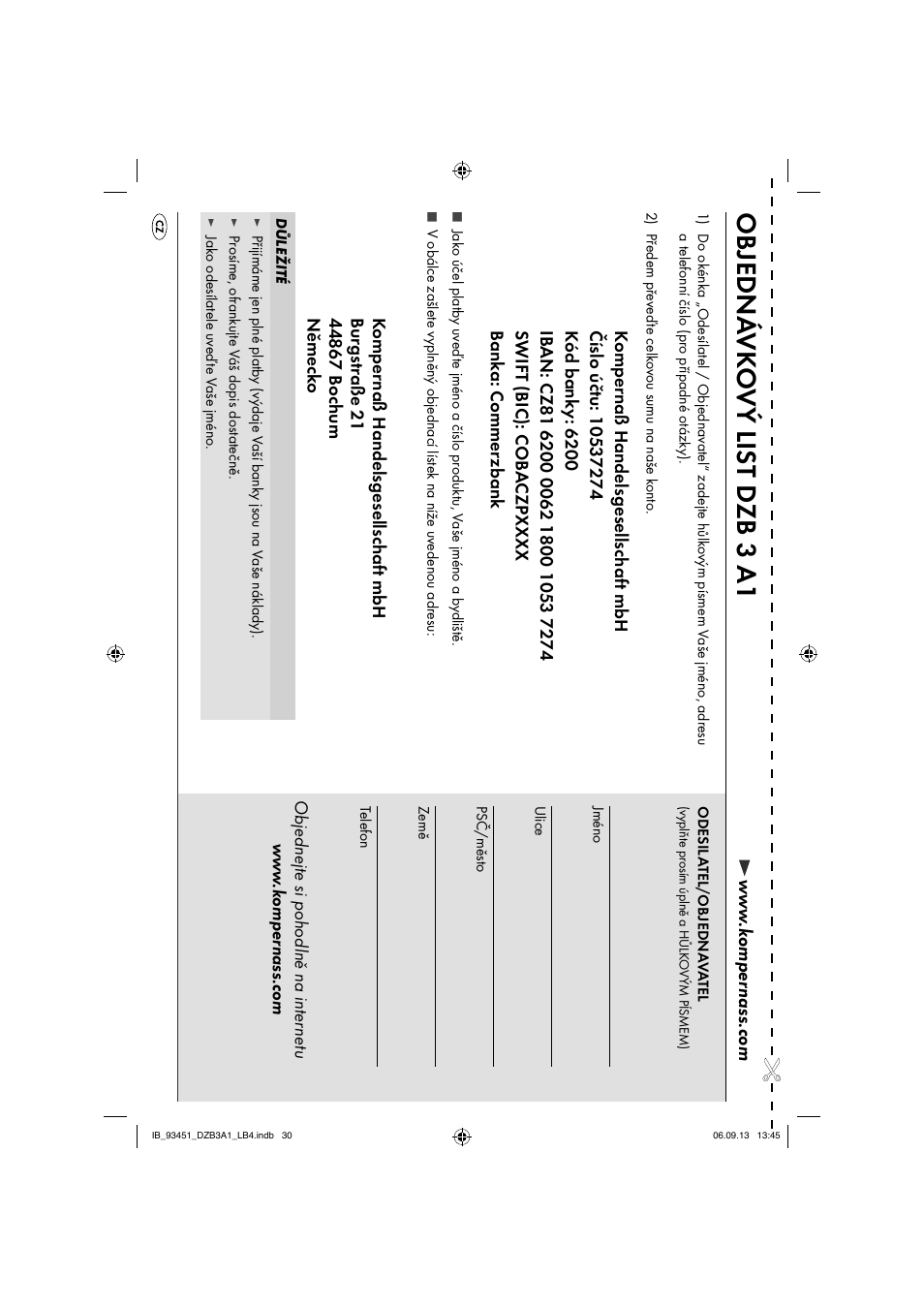 Ob jedná vk o vý lis t dzb 3 a1 | Dentalux DZB 3 A1 User Manual | Page 33 / 40