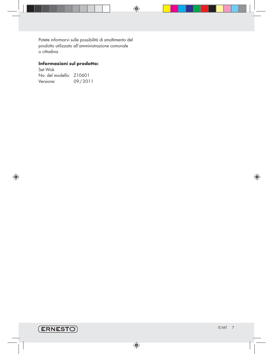 Ernesto Z10601 User Manual | Page 7 / 13