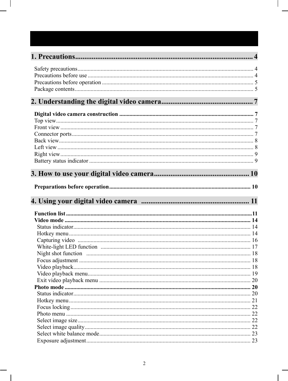 DXG Technology DXG-571V User Manual | Page 3 / 49
