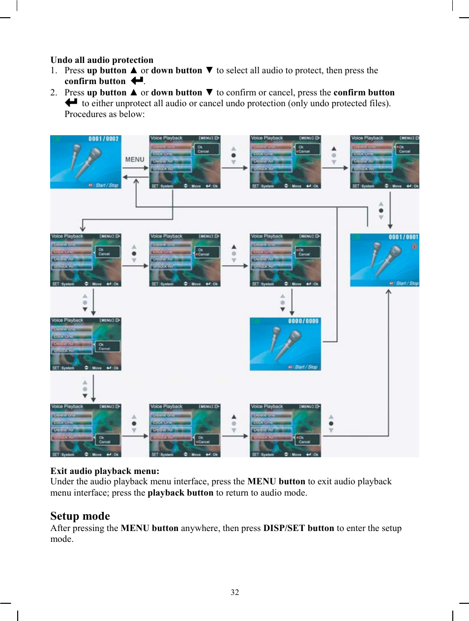 Setup mode | DXG Technology DXG-571V User Manual | Page 33 / 49