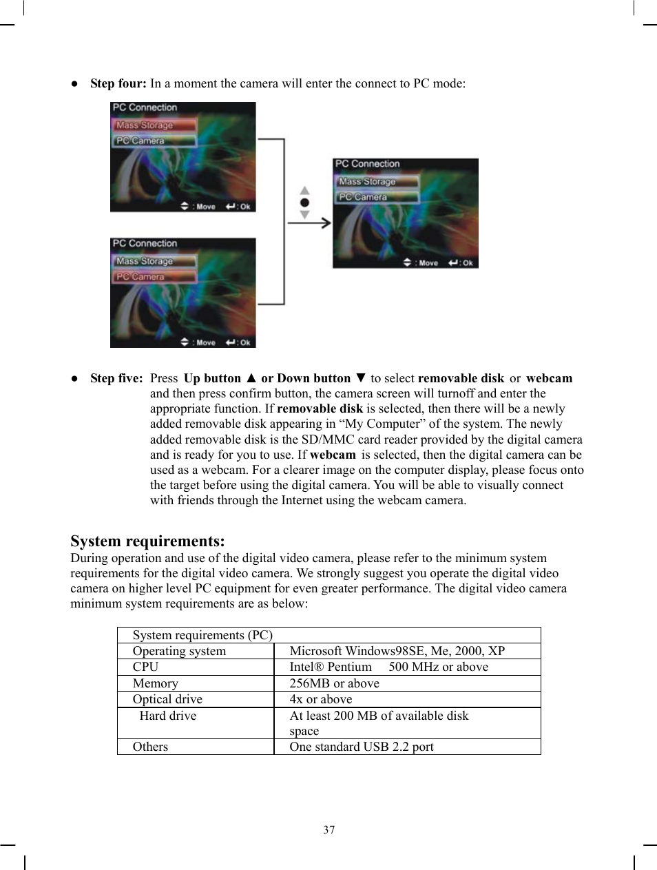 System requirements | DXG Technology DXG-571V User Manual | Page 38 / 49