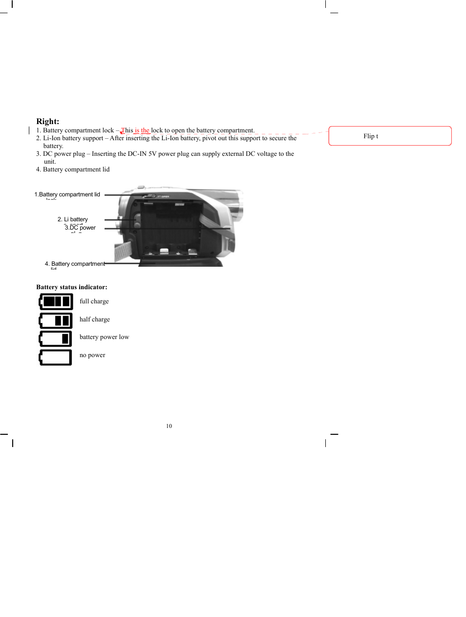 Right | DXG Technology DXG-505V User Manual | Page 11 / 60