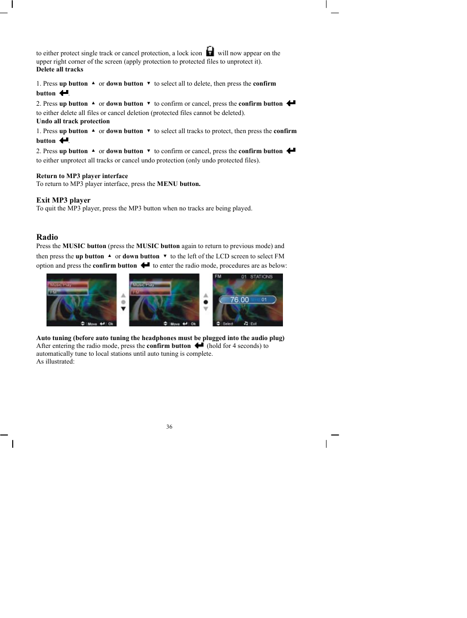 Radio | DXG Technology DXG-505V User Manual | Page 37 / 60