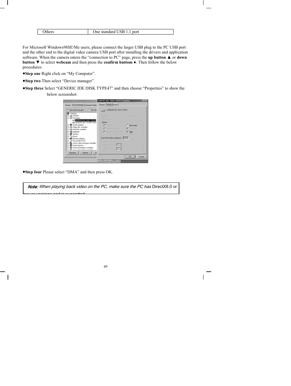 DXG Technology DXG-505V User Manual | Page 50 / 60