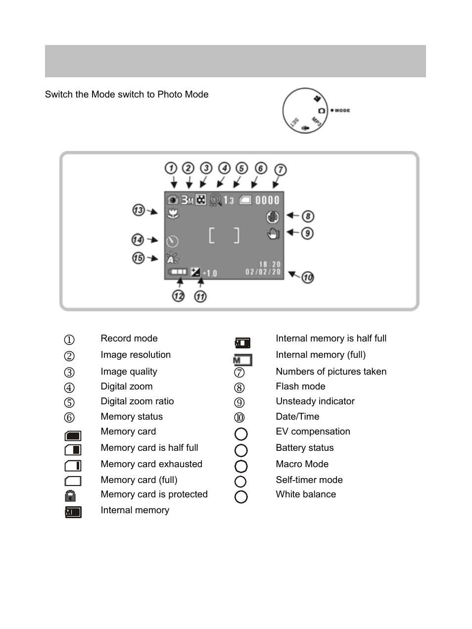 Photo mode | DXG Technology DXG-506V User Manual | Page 22 / 50