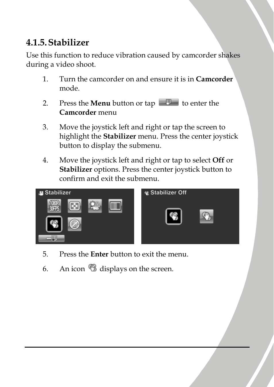 Stabilizer | DXG Technology DXG-A85V HD User Manual | Page 49 / 78