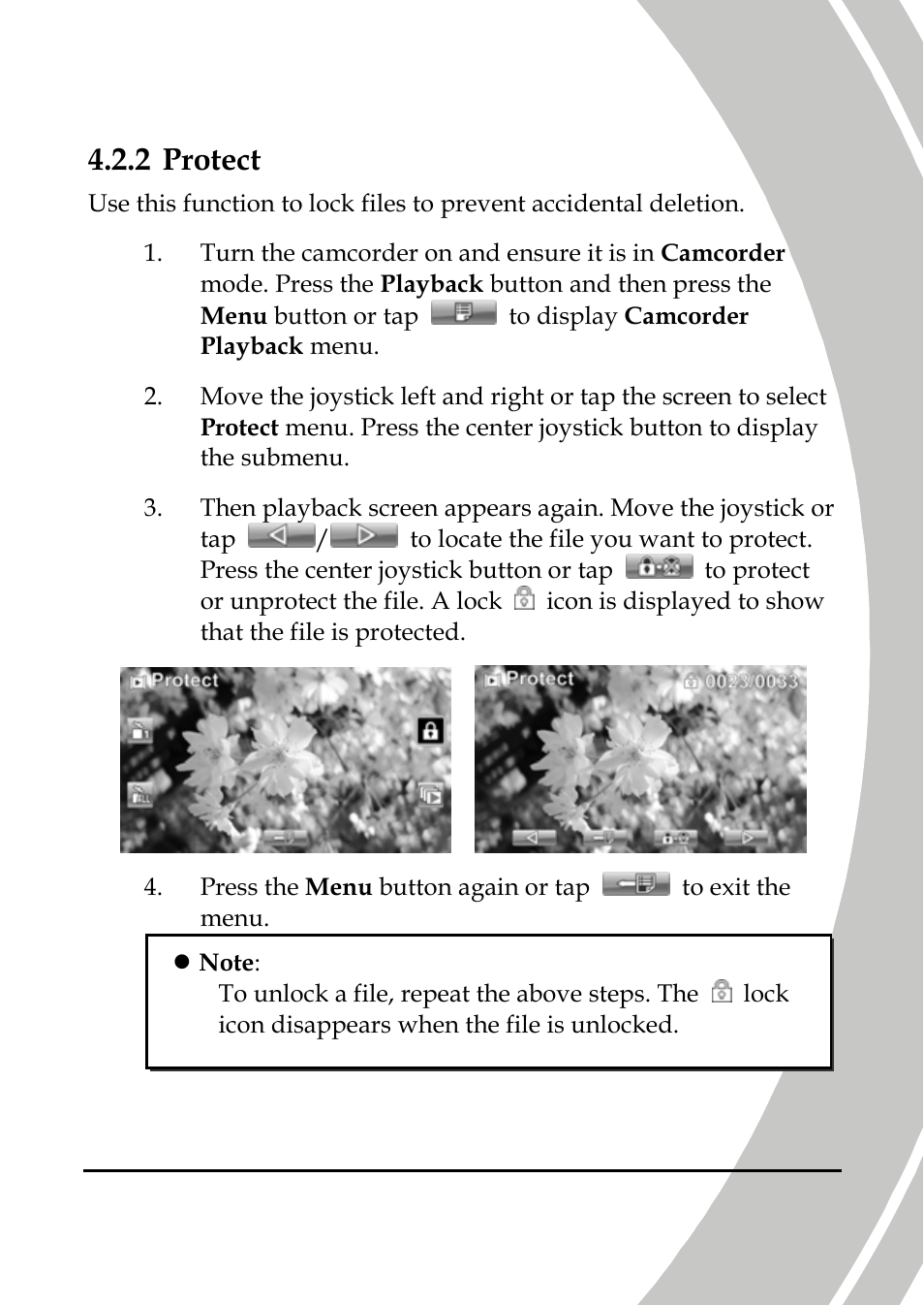 Protect, 2 protect | DXG Technology DXG-A85V HD User Manual | Page 53 / 78