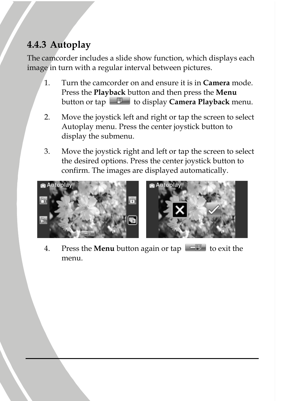Autoplay, 3 autoplay | DXG Technology DXG-A85V HD User Manual | Page 64 / 78