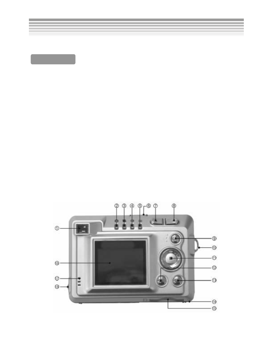 Digital camera overview, Back view, Continued) | DXG Technology DXG-502 User Manual | Page 9 / 74