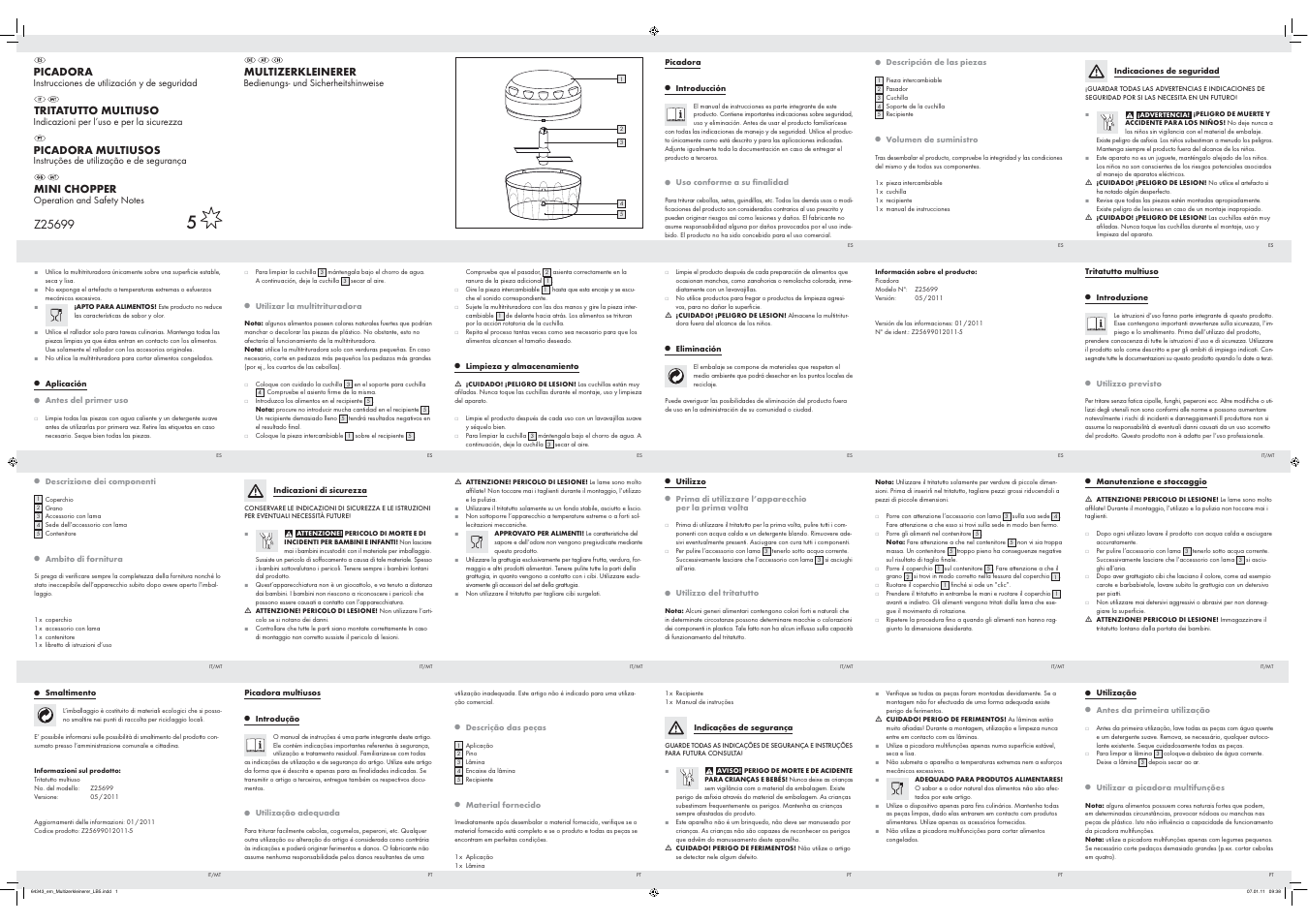 Ernesto Z25699 User Manual | 2 pages