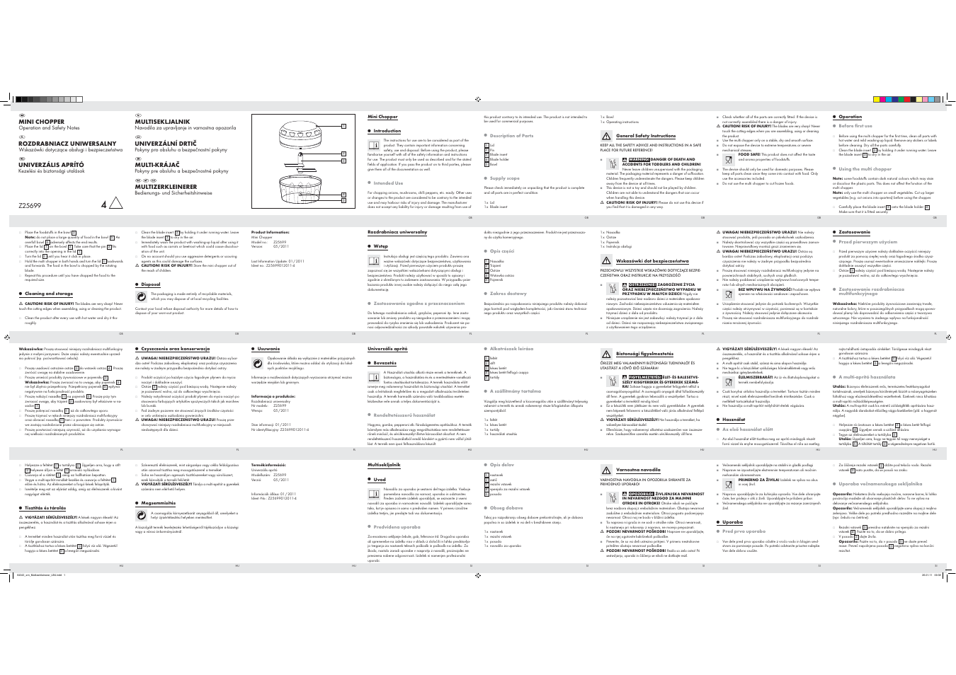 Ernesto Z25699 User Manual | 2 pages