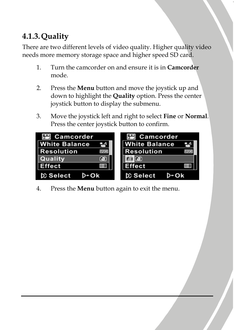 Quality | DXG Technology DXG-587V HD User Manual | Page 51 / 82