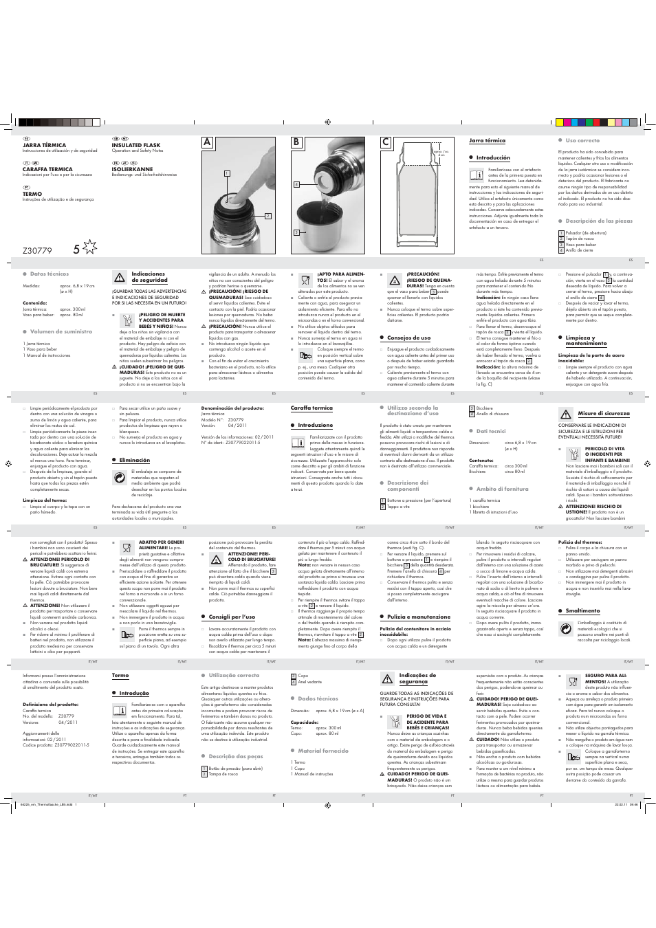 Ernesto Z30779 User Manual | 2 pages