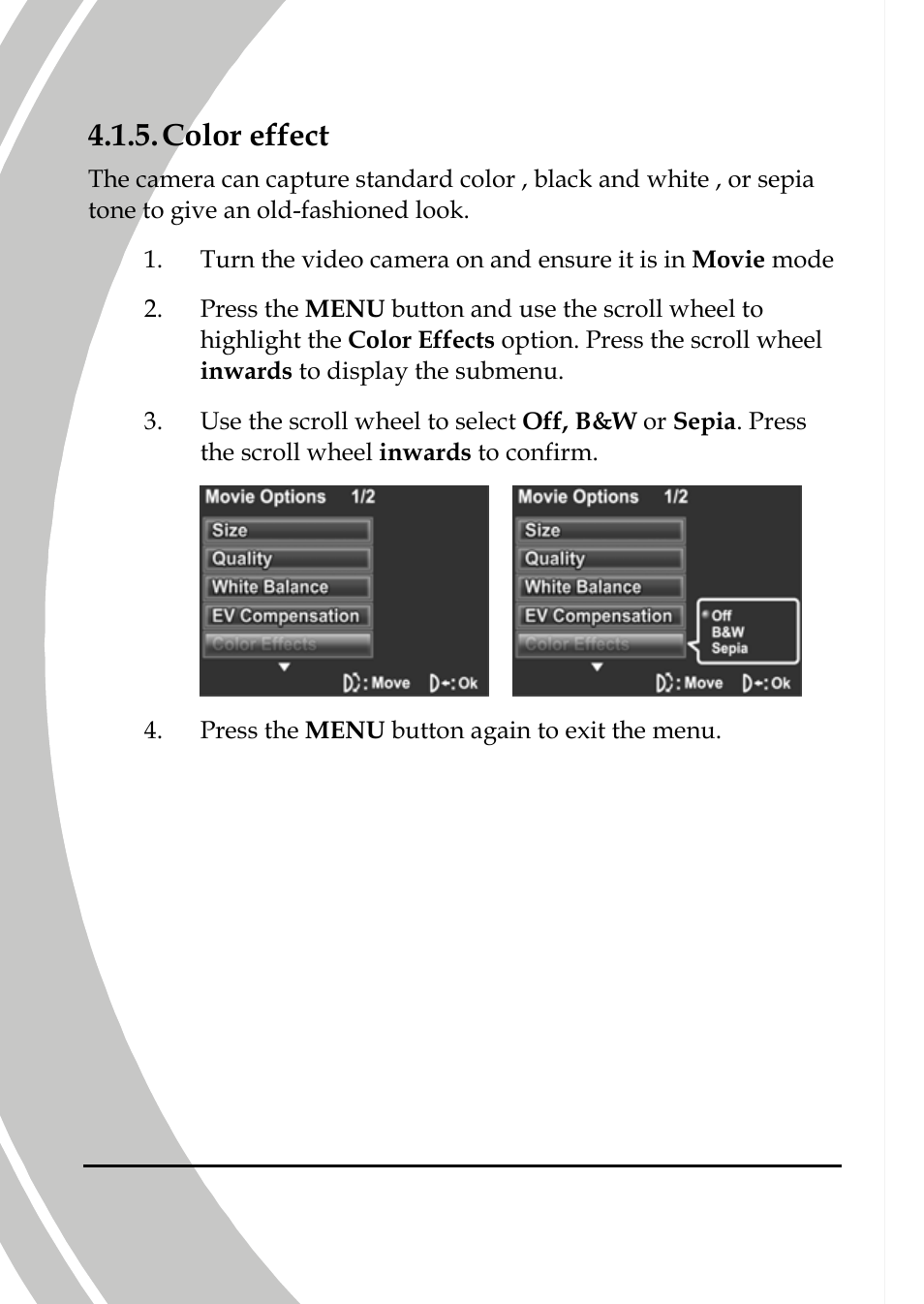 Color effect | DXG Technology DXG-565V User Manual | Page 56 / 98