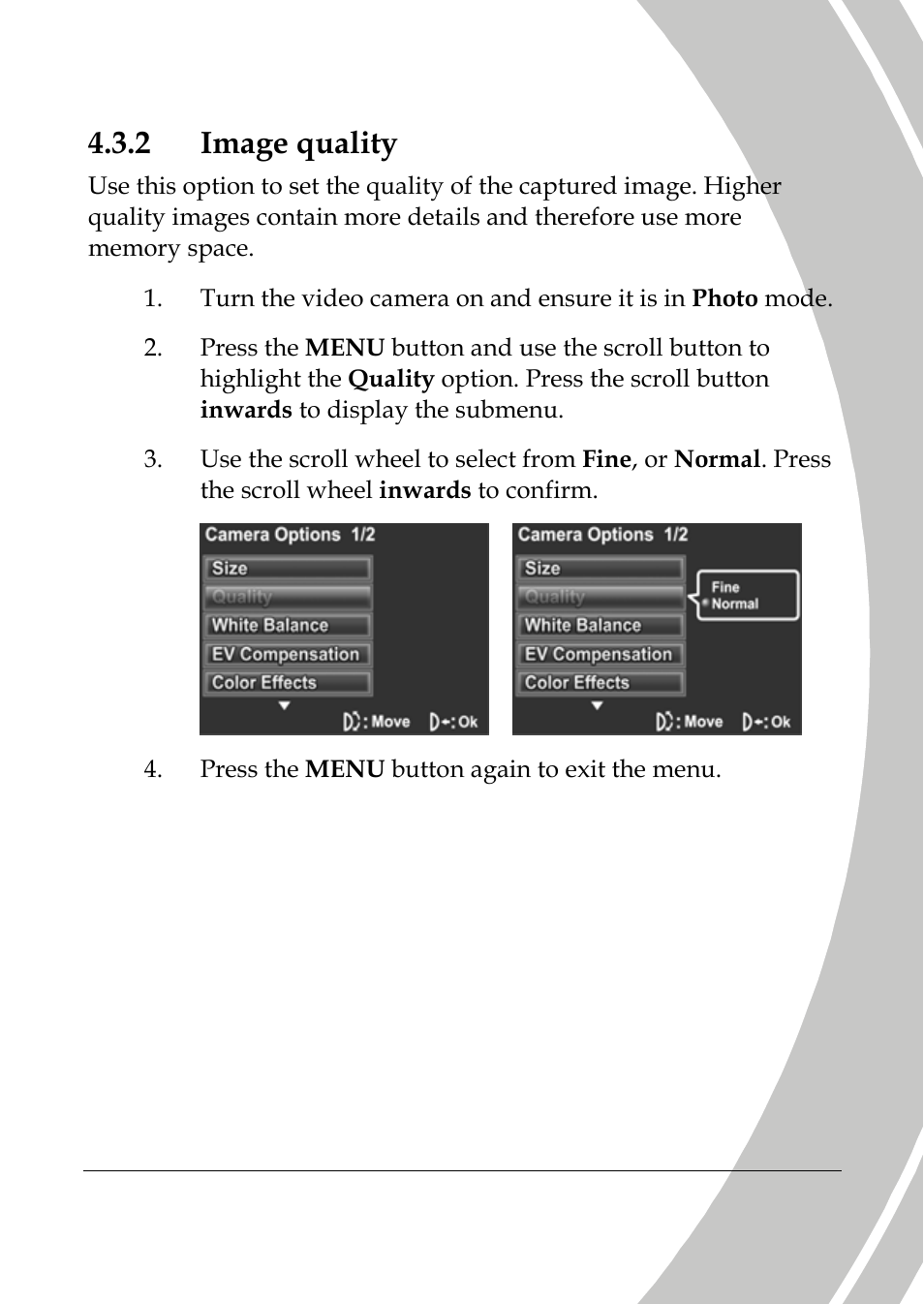 Image quality, 2 image quality | DXG Technology DXG-565V User Manual | Page 61 / 98