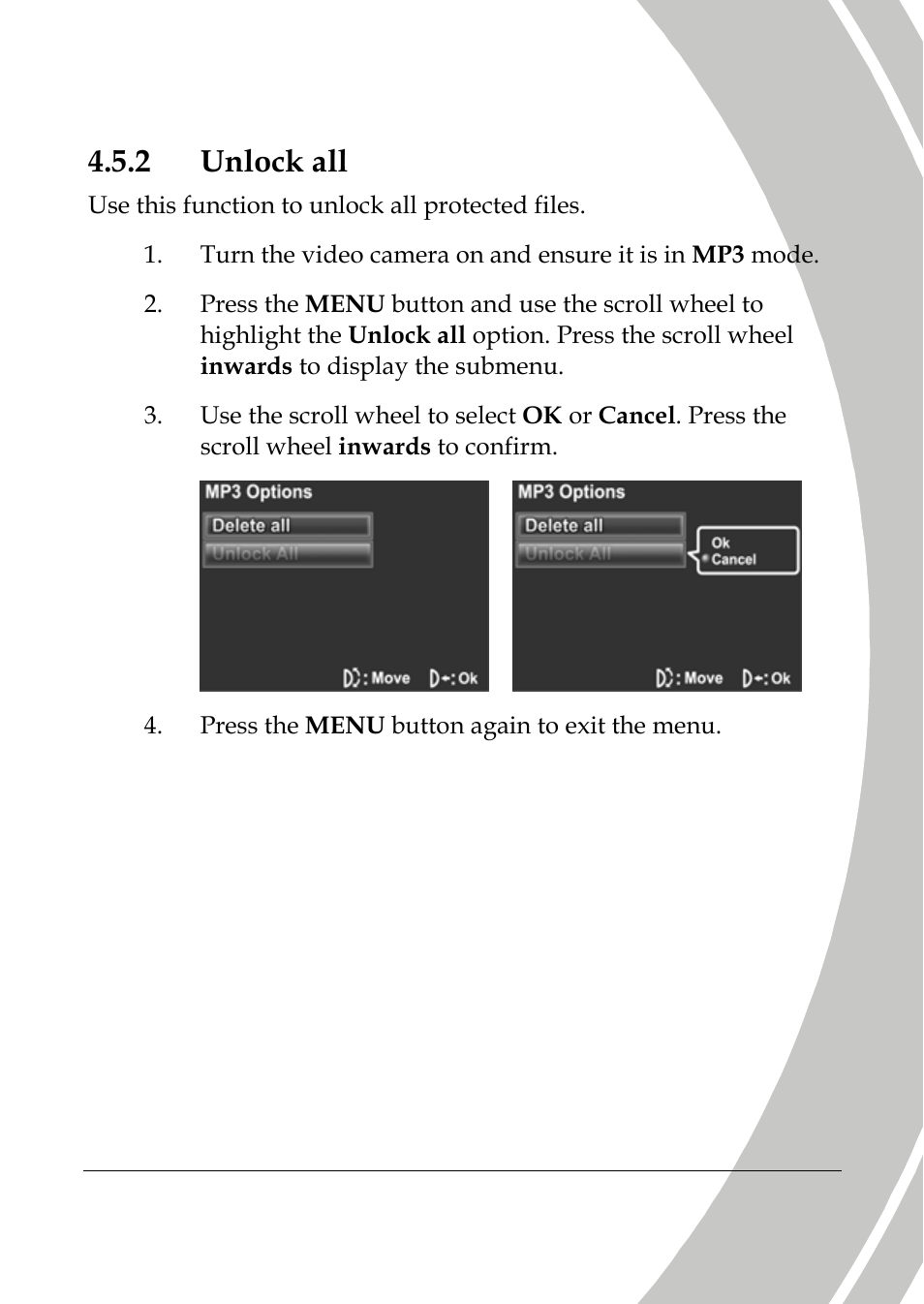 Unlock all, 2 unlock all | DXG Technology DXG-565V User Manual | Page 73 / 98