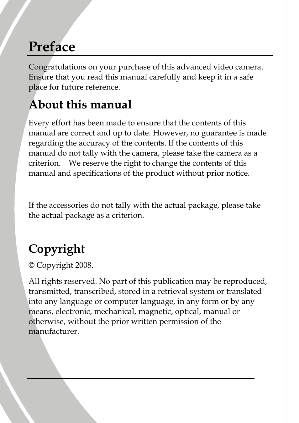 Preface, About this manual, Copyright | DXG Technology DXG-565V User Manual | Page 8 / 98