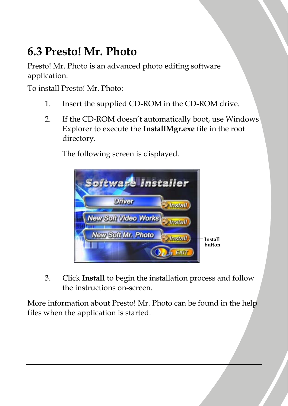 Presto! mr. photo, 3 presto! mr. photo | DXG Technology DXG-565V User Manual | Page 91 / 98