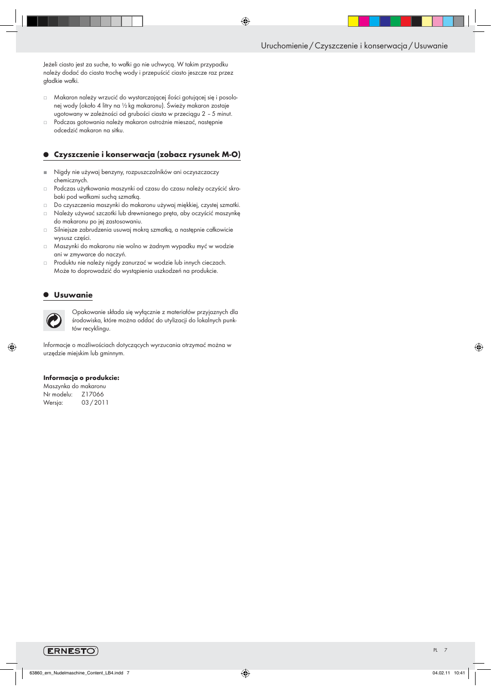 Ernesto Z17066 User Manual | Page 5 / 15