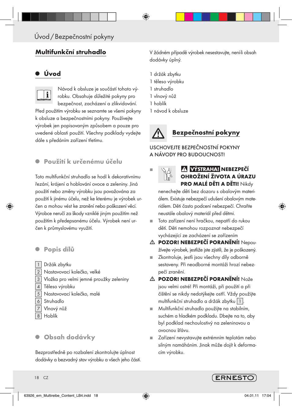 Ernesto Z28071 User Manual | Page 16 / 24