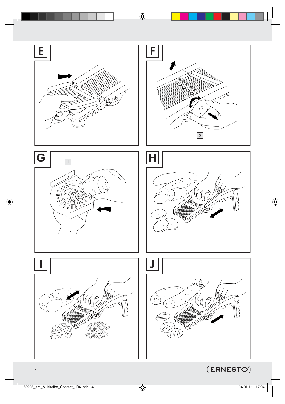 Ernesto Z28071 User Manual | Page 2 / 24