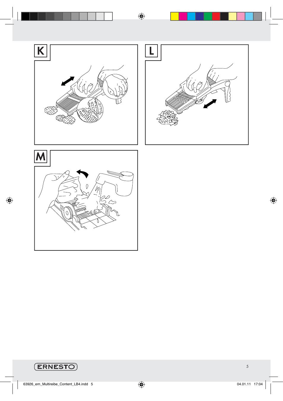 Km l | Ernesto Z28071 User Manual | Page 3 / 24