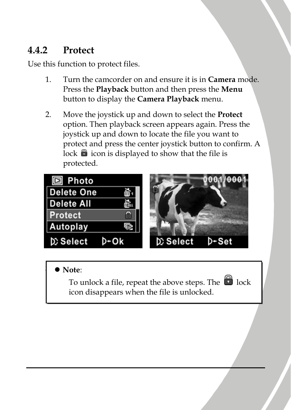 Protect, 2 protect | DXG Technology DXG-595V User Manual | Page 65 / 85