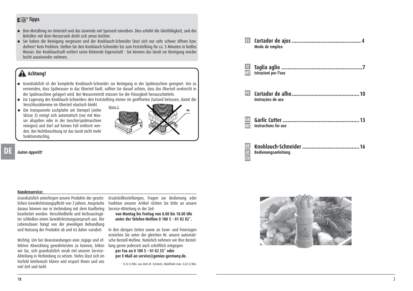 Ernesto Meat Tenderiser User Manual | Page 3 / 10