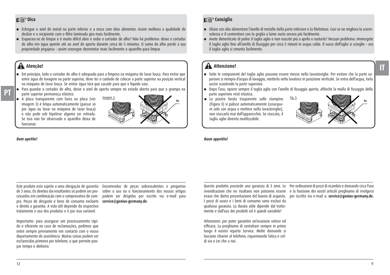 Ernesto Meat Tenderiser User Manual | Page 9 / 10