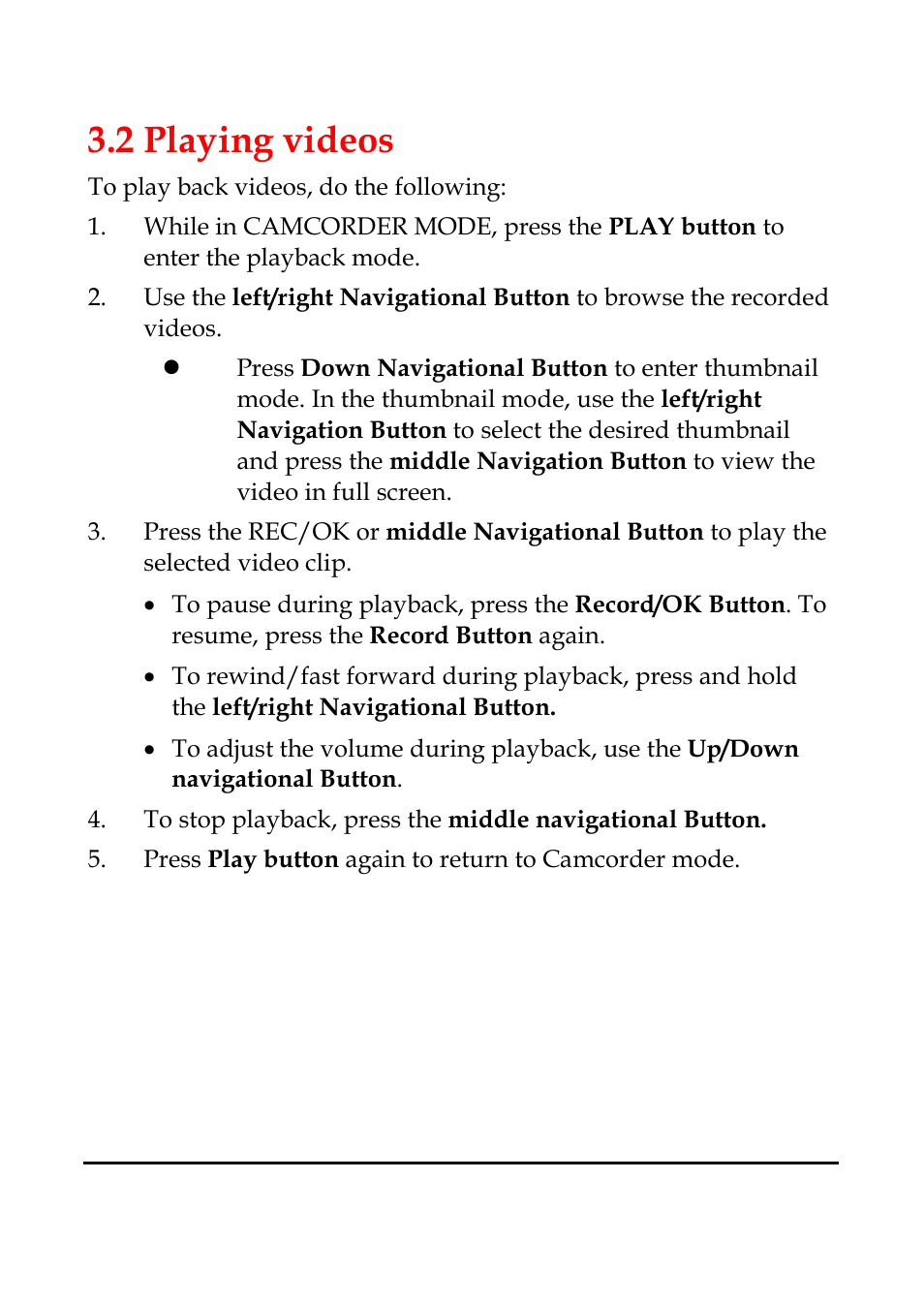 2 playing videos | DXG Technology TWIST HD DXG-599V User Manual | Page 21 / 34