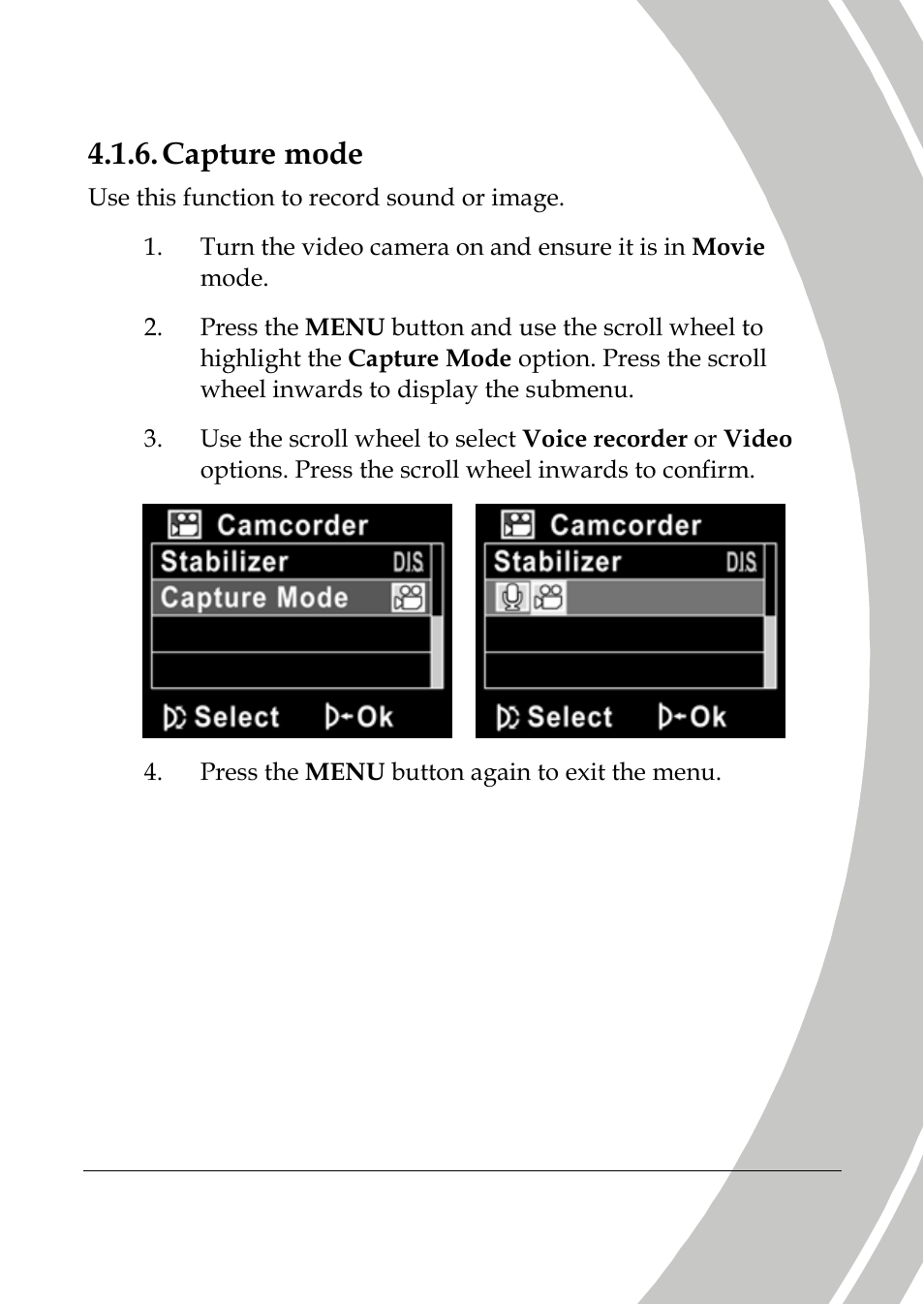 Capture mode | DXG Technology DXG-517V HD User Manual | Page 53 / 84