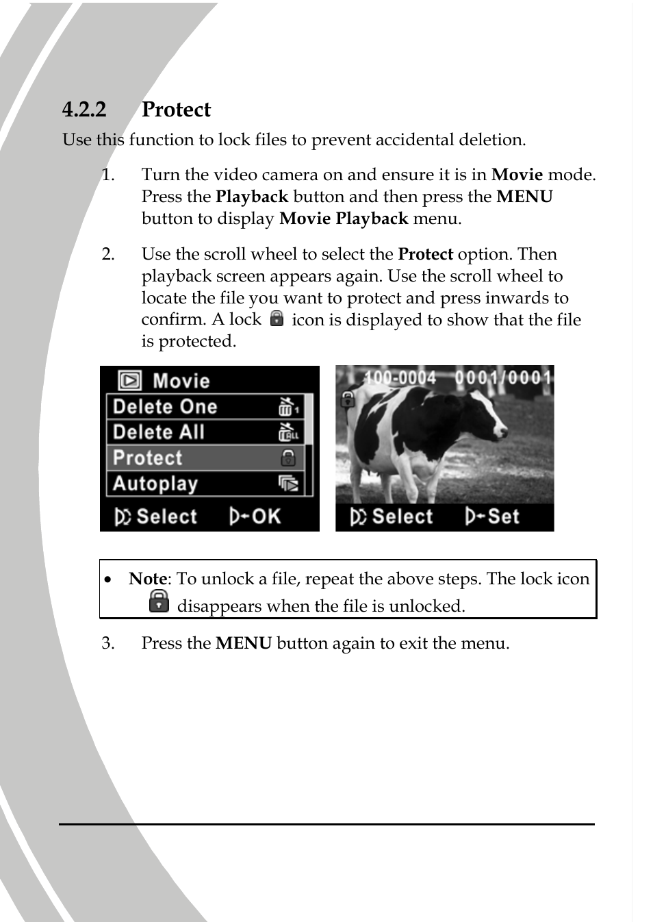 Protect, 2 protect | DXG Technology DXG-517V HD User Manual | Page 56 / 84