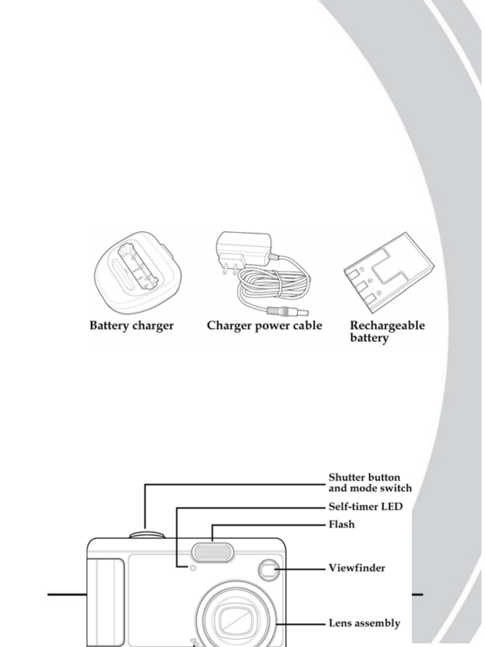 4 about the camera, 1 front view | DXG Technology DXG-608 User Manual | Page 10 / 69